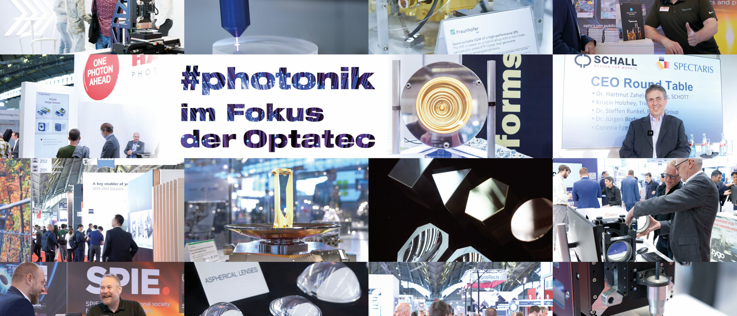 Optatec Internationale Fachmesse für optische Technologien, Komponenten und Systeme PM Optatec Photonic im Fokus DE scaled uai